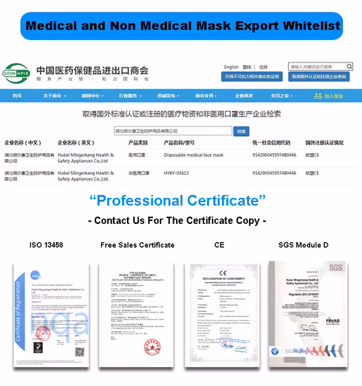 Bfe 99% de fábrica hipoalergénico FDA CE Nivel 3 Mascarilla protectora para niños Mascarilla desechable médica quirúrgica no tejida de 3 capas